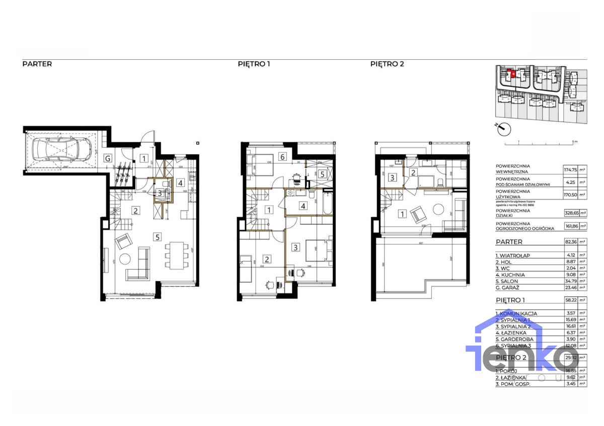 dom szeregowy, 5 pokoi Warszawa Wilanów, ul. Wał Zawadowski. Zdjęcie 15