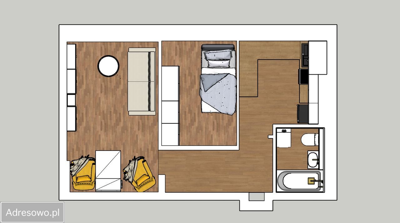 Mieszkanie 2-pokojowe Zgierz, ul. Romualda Mielczarskiego. Zdjęcie 11