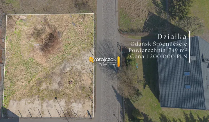 Działka budowlana Gdańsk Śródmieście, ul. Tadeusza Rejtana