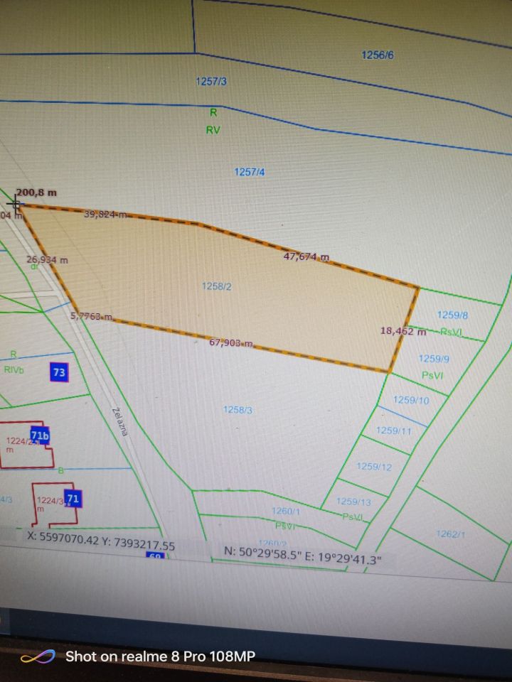 Działka budowlana Zawiercie Kromołów. Zdjęcie 3