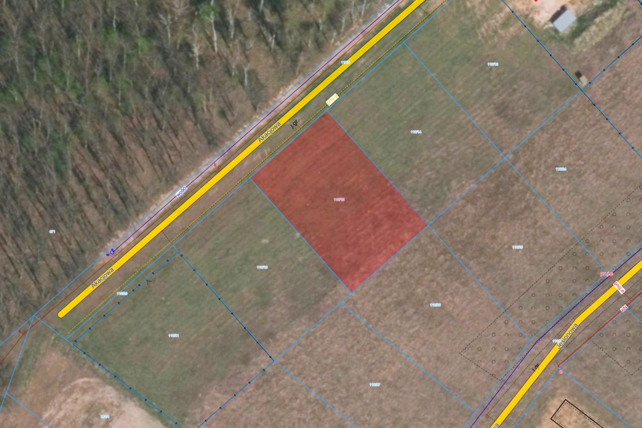 Działka budowlana Wysocko Wielkie, ul. Akacjowa. Zdjęcie 3