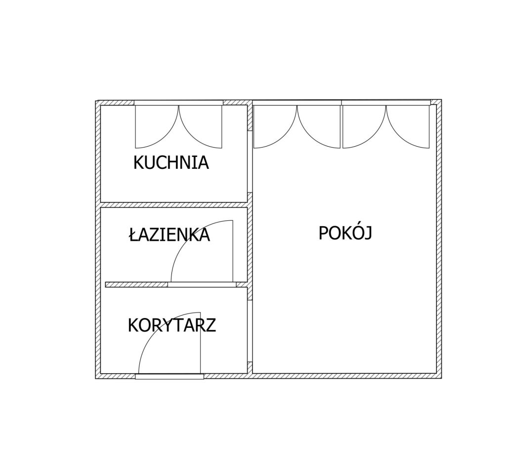 Mieszkanie 1-pokojowe Łódź Koziny, ul. Odolanowska. Zdjęcie 6
