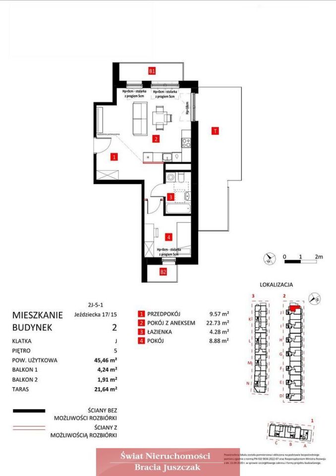 Mieszkanie 2-pokojowe Wrocław Partynice. Zdjęcie 13