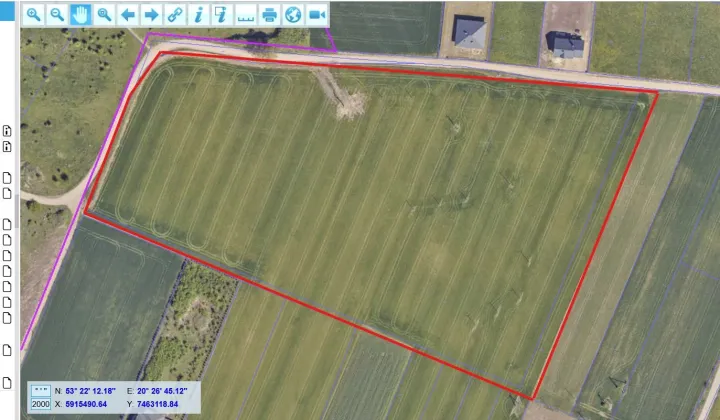 Działka rolna Nidzica