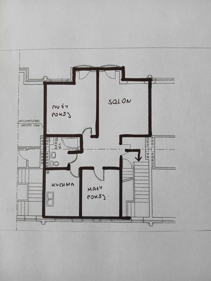 Mieszkanie 3-pokojowe Czersk. Zdjęcie 8
