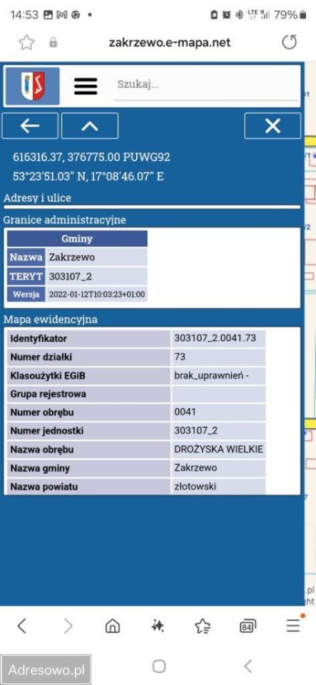 Działka budowlana Drożyska Wielkie. Zdjęcie 7
