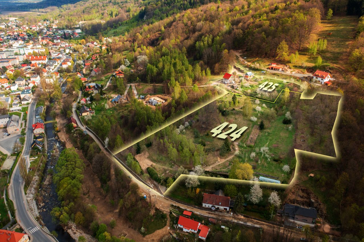 Działka budowlana Piechowice, ul. Skalna. Zdjęcie 3