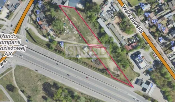 Działka inwestycyjna Łomianki Buraków