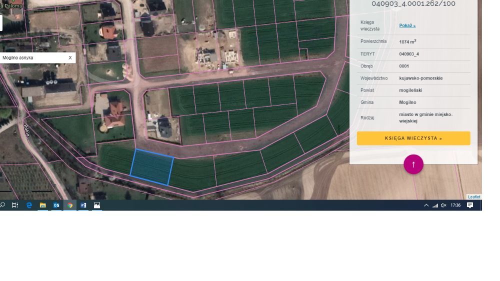 Działka budowlana Mogilno, ul. Adama Asnyka. Zdjęcie 8