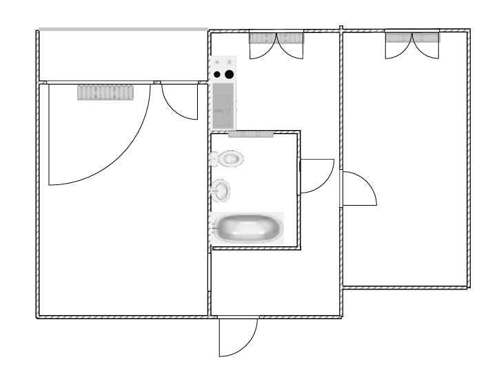 Mieszkanie 2-pokojowe Bytom Stroszek, ul. Władysława Łokietka
