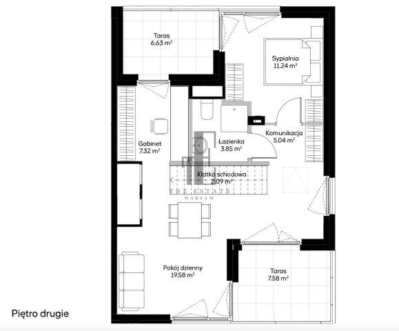 bliźniak, 7 pokoi Warszawa Mokotów, ul. Białego Dębu. Zdjęcie 10