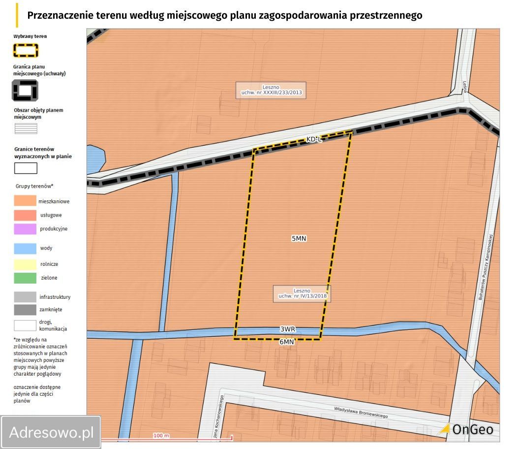 Działka budowlana Leszno. Zdjęcie 4