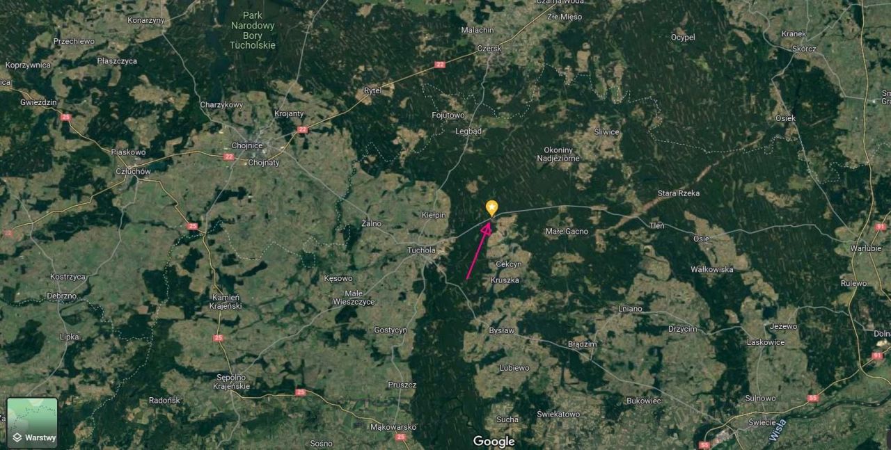 Działka rolno-budowlana Okiersk. Zdjęcie 3