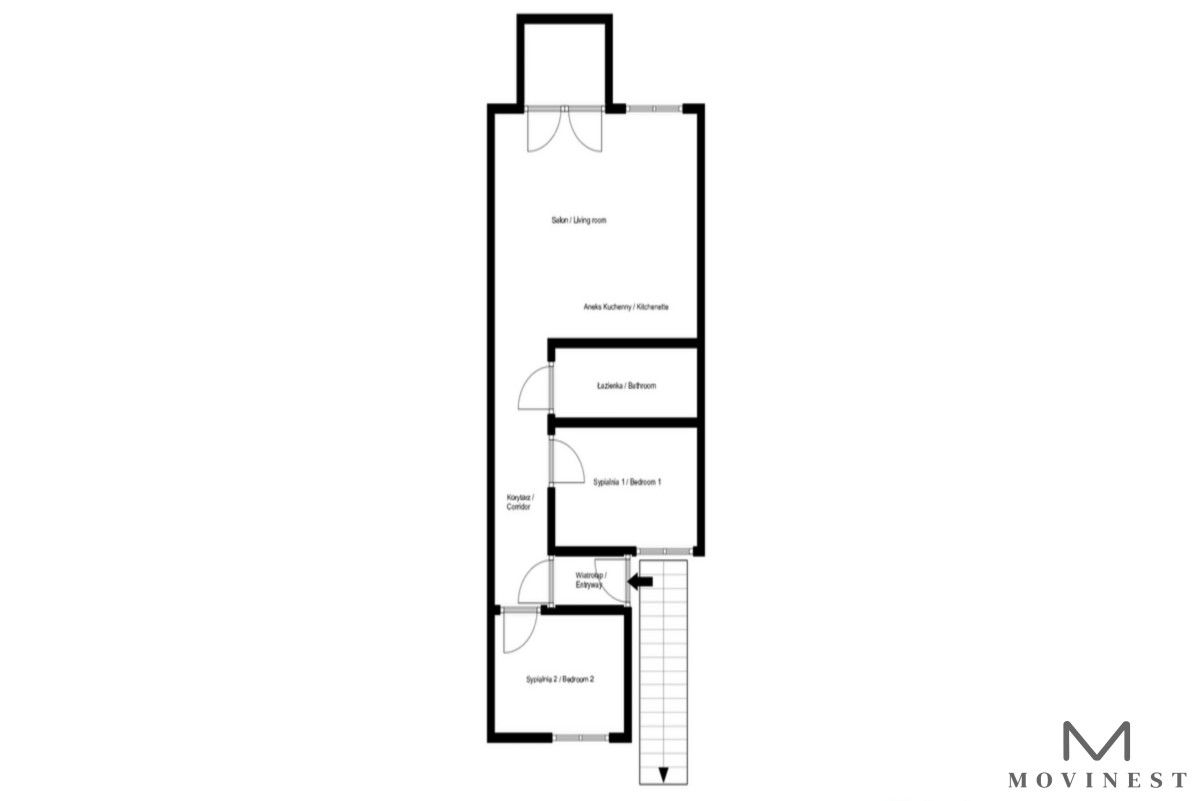 Mieszkanie 3-pokojowe Plewiska, ul. Fabianowska. Zdjęcie 12