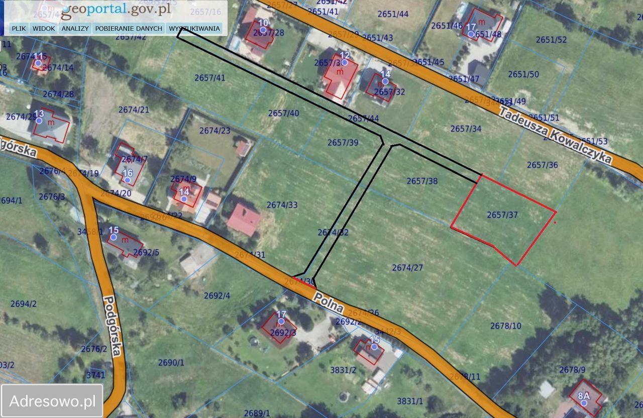 Działka budowlana Brzezinka, ul. Polna. Zdjęcie 2