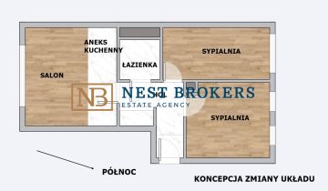 Mieszkanie 2-pokojowe Kraków Bieńczyce, os. Józefa Strusia