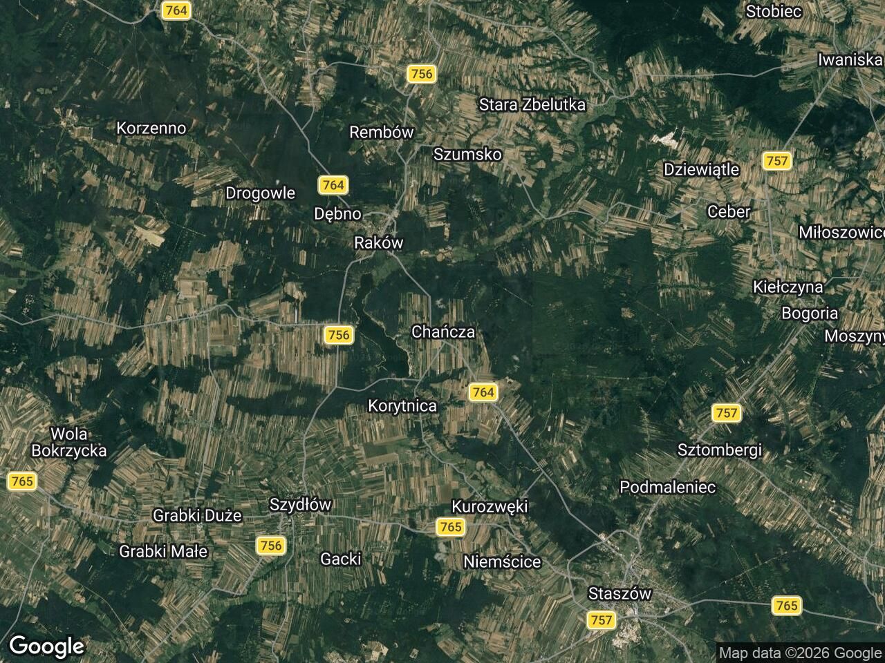 Działka rekreacyjna Chańcza