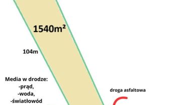 Działka budowlana Radule