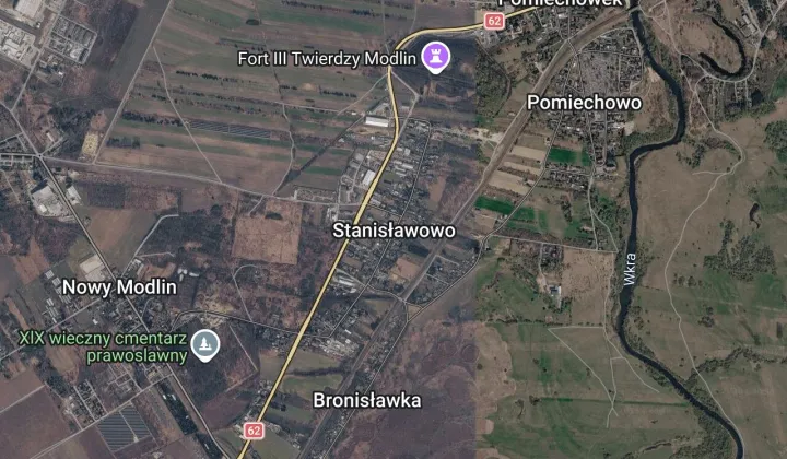 Działka inwestycyjna Stanisławowo