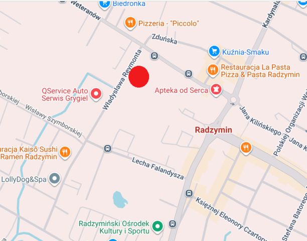 Hala/magazyn Radzymin Centrum, ul. Władysława Reymonta. Zdjęcie 1
