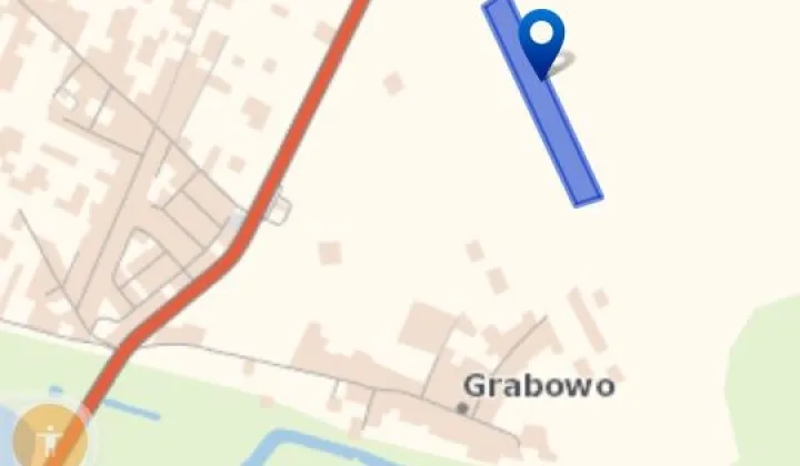 Działka rolna Grabowo, ul. Zielone Wzgórze