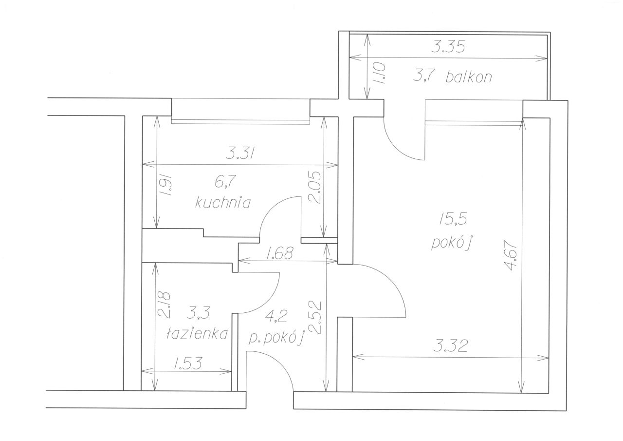 Mieszkanie 1-pokojowe Kraków Krowodrza, ul. Władysława Łokietka. Zdjęcie 12