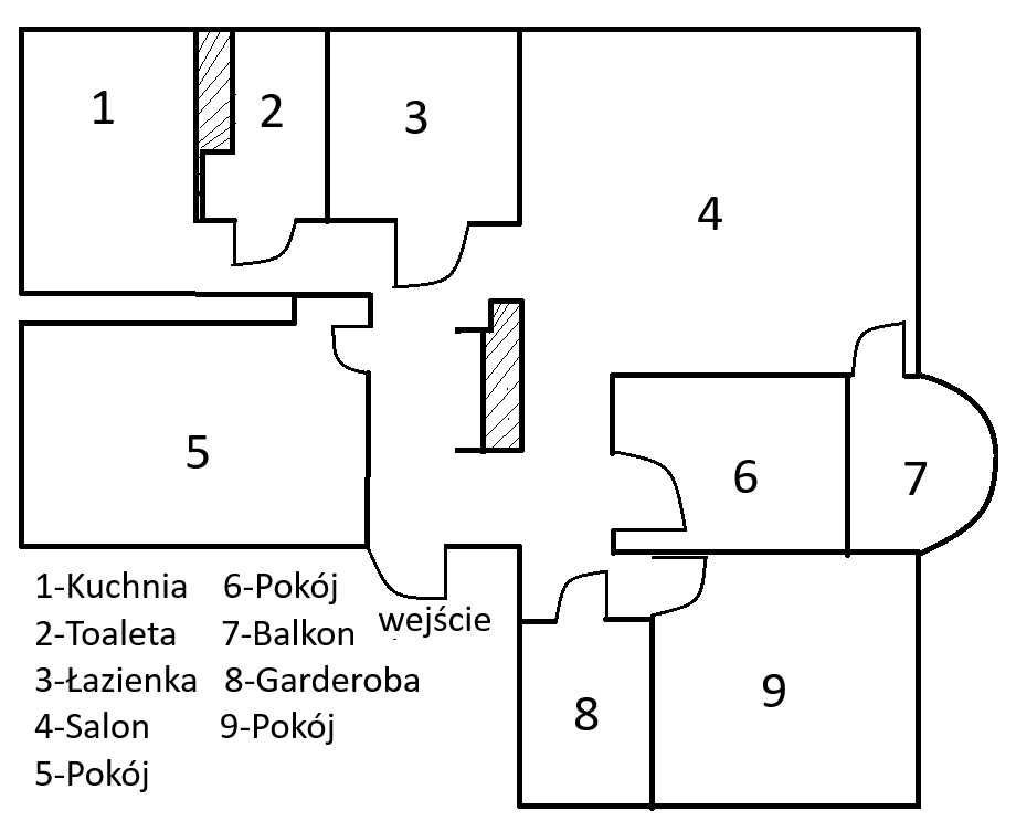 Mieszkanie 4-pokojowe Lublin, ul. Nałkowskich. Zdjęcie 4
