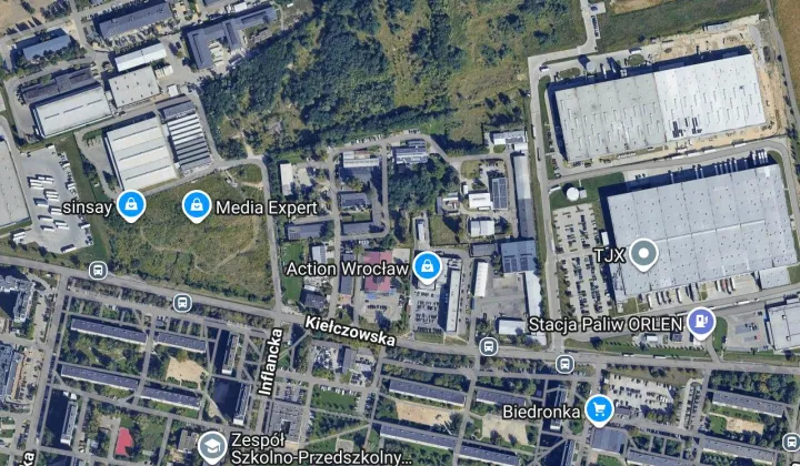 Działka inwestycyjna Wrocław Psie Pole, Kiełczowska