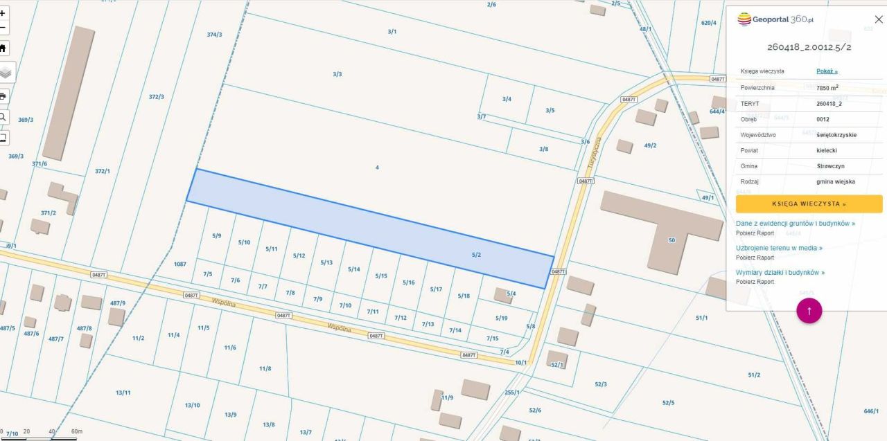 Działka budowlana Strawczynek, ul. Turystyczna. Zdjęcie 6