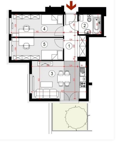 Mieszkanie 3-pokojowe Rzeszów, ul. Lubelska. Zdjęcie 9