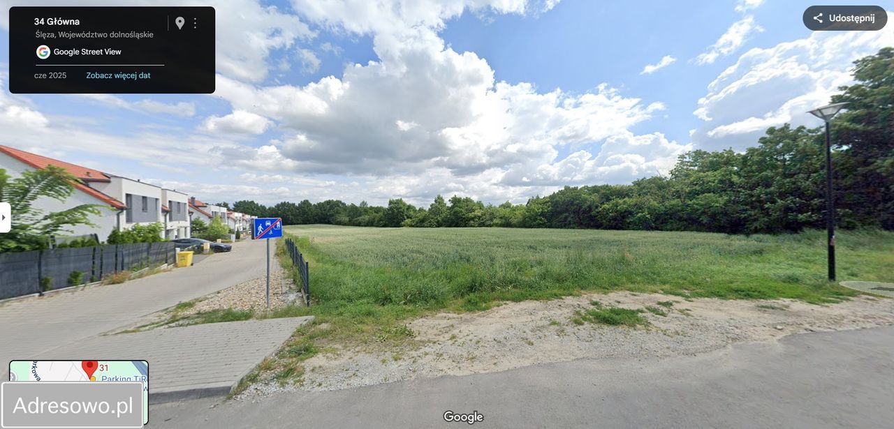 Działka inwestycyjna Ślęza, ul. Główna. Zdjęcie 2
