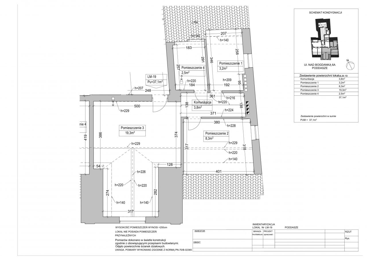 Mieszkanie 3-pokojowe Poznań Jeżyce, ul. Nad Bogdanką