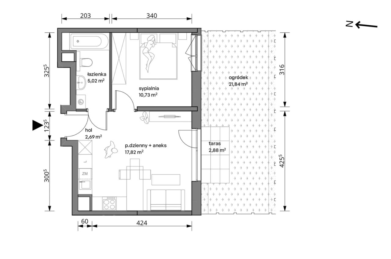 Mieszkanie 2-pokojowe Warszawa Włochy, ul. Trzcinowa. Zdjęcie 7