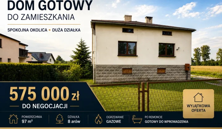 dom wolnostojący, 3 pokoje Chybie, ul. Sportowa