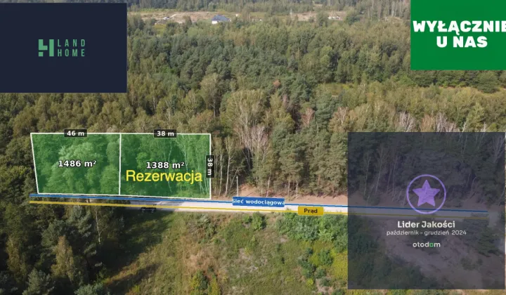 Działka budowlana Żanęcin, ul. Gościniec