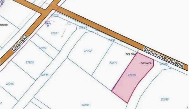Działka budowlana Borowina, ul. Gdańska. Zdjęcie 3