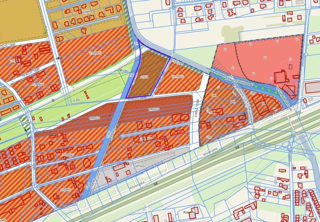 Działka inwestycyjna Warszawa Białołęka, ul. Piasta Kołodzieja. Zdjęcie 8