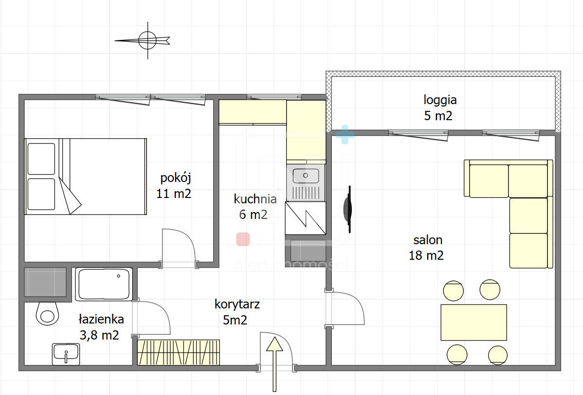 Mieszkanie 2-pokojowe Warszawa Mokotów, al. Wilanowska. Zdjęcie 12