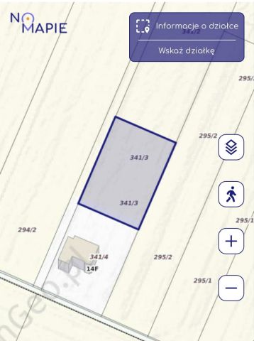 Działka budowlana Domanice. Zdjęcie 1