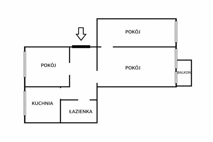 Mieszkanie 3-pokojowe Toruń Rubinkowo, ul. Ludwika Rydygiera. Zdjęcie 10