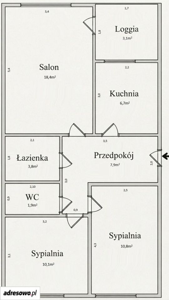 Mieszkanie 3-pokojowe Warszawa Białołęka, ul. Edwarda Wittiga. Zdjęcie 21