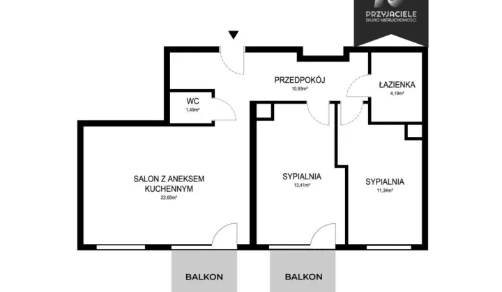 Mieszkanie 3-pokojowe Rumia, ul. Błoń Janowskich