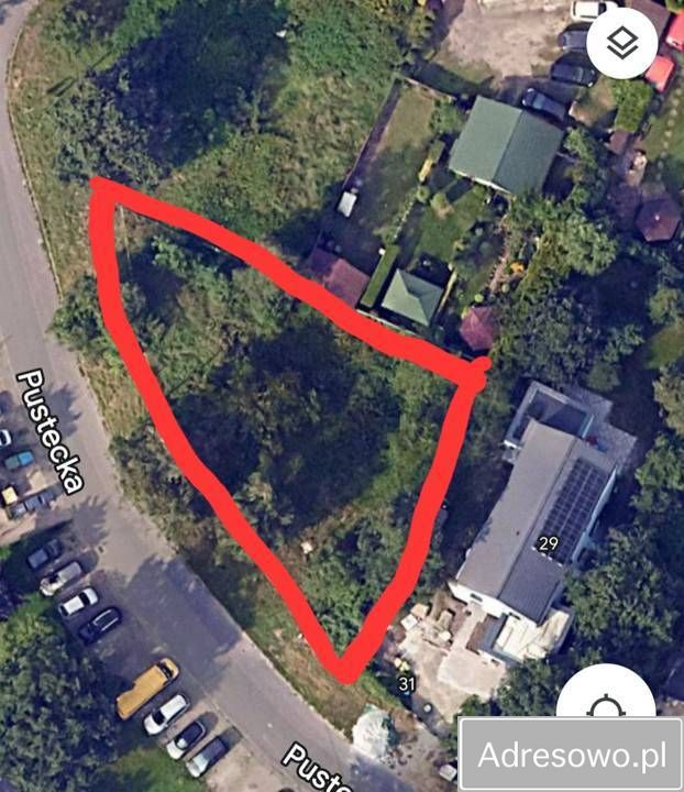 Działka budowlana Wrocław, ul. Pustecka. Zdjęcie 1
