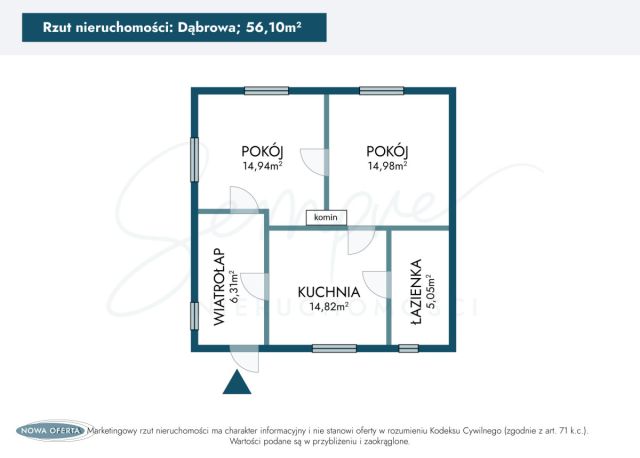dom wolnostojący, 1 pokój Dąbrowa, ul. św. Wawrzyńca. Zdjęcie 26