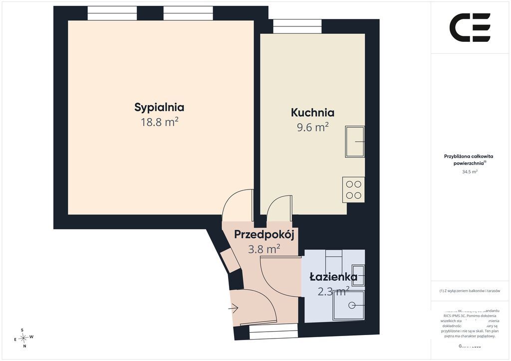 Mieszkanie 1-pokojowe Wrocław, ul. Przejście Garncarskie. Zdjęcie 19