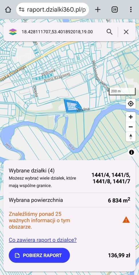 Działka inwestycyjna Świecie, ul. Wincentego Witosa. Zdjęcie 4