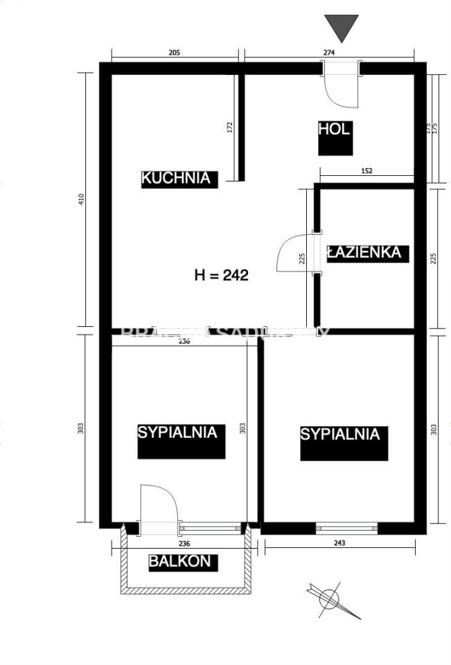 Mieszkanie 2-pokojowe Kraków Stare Miasto, ul. Starowiślna. Zdjęcie 23