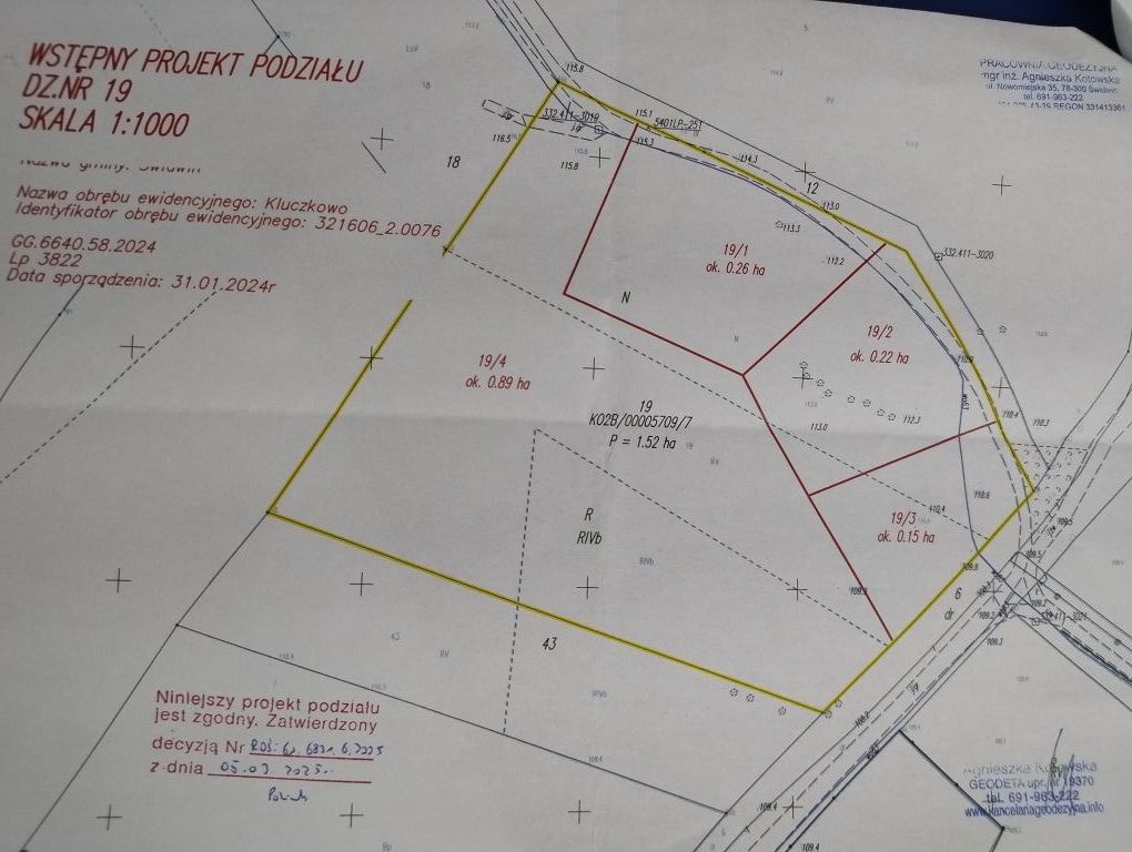 Działka budowlana Kluczkowo. Zdjęcie 5