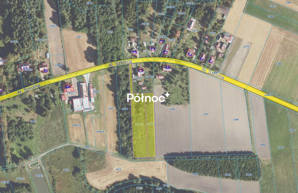 Działka budowlana Krynki, ul. Aleja Szkolna. Zdjęcie 2