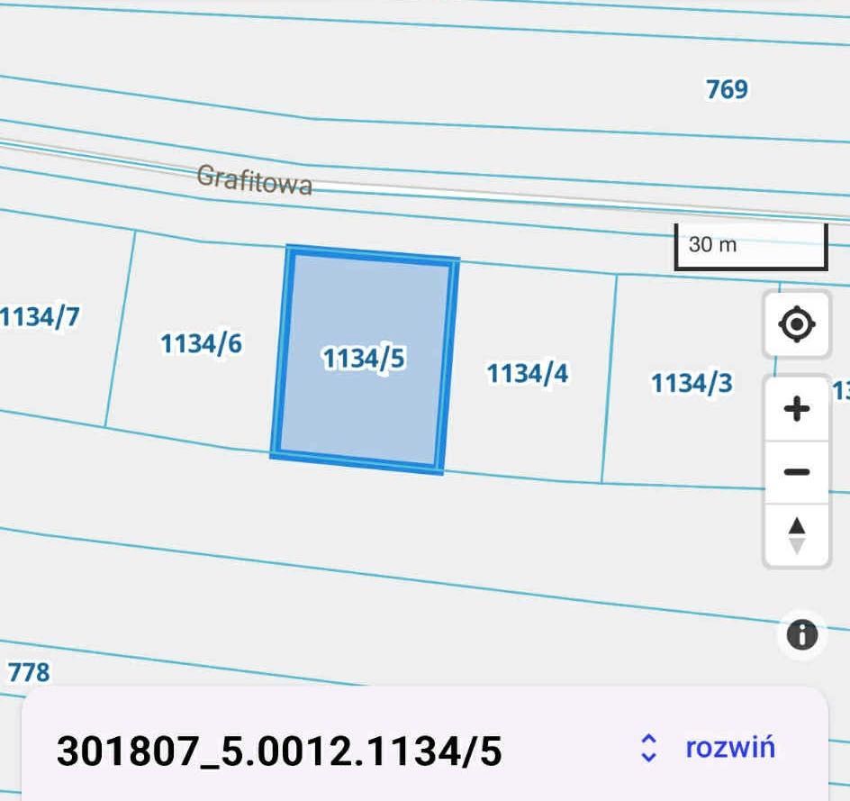 Działka budowlana Ostrzeszów-Pustkowie, ul. Grafitowa. Zdjęcie 2